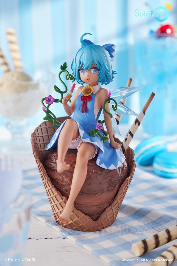 Cirno (Summer Frost, Hiyake, Event Venue Limited), Touhou Project, Solarain, Pre-Painted, 1/7